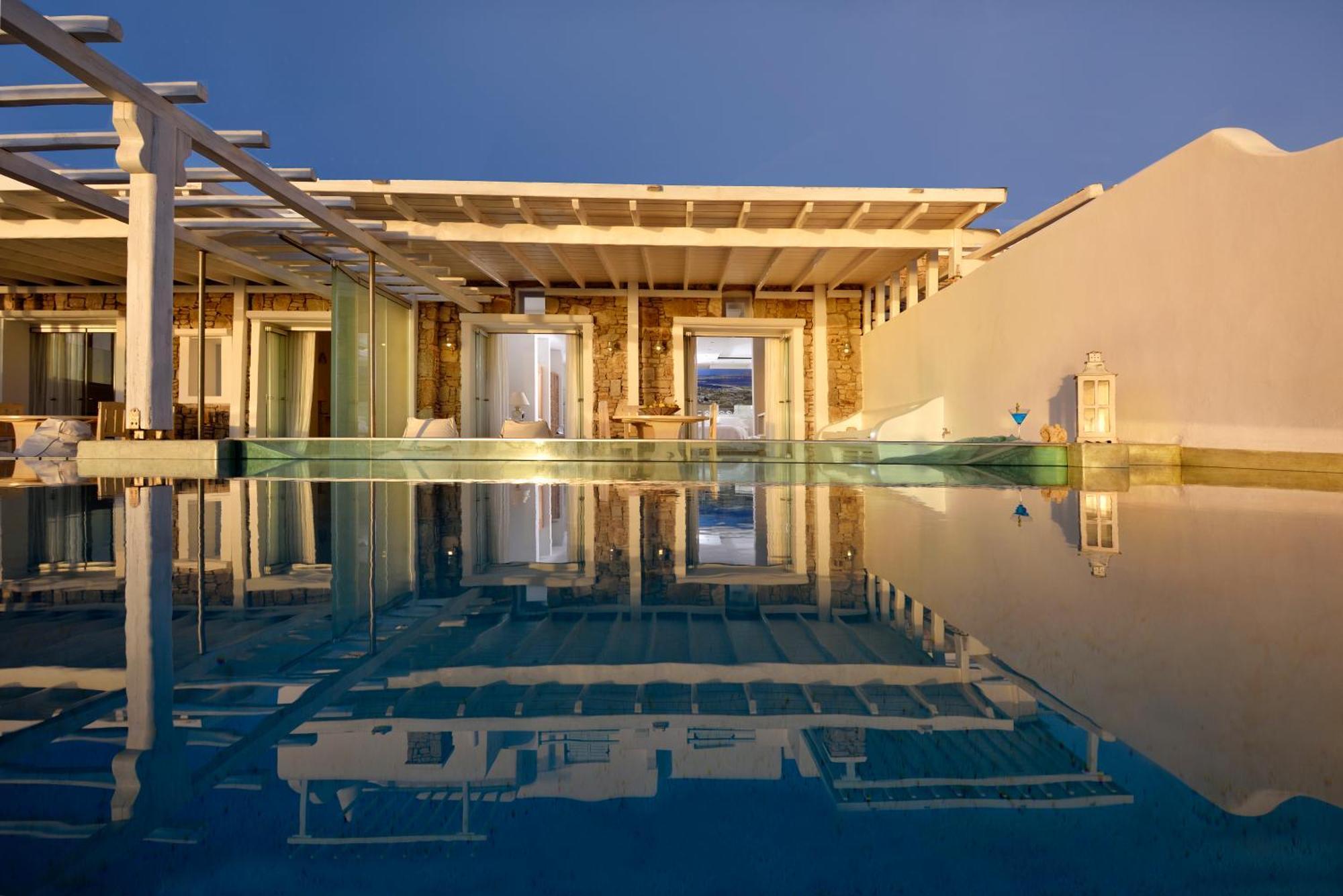 Saint John Hotel Villas&Spa Agios Ioannis Diakoftis Esterno foto The pool at the hotel