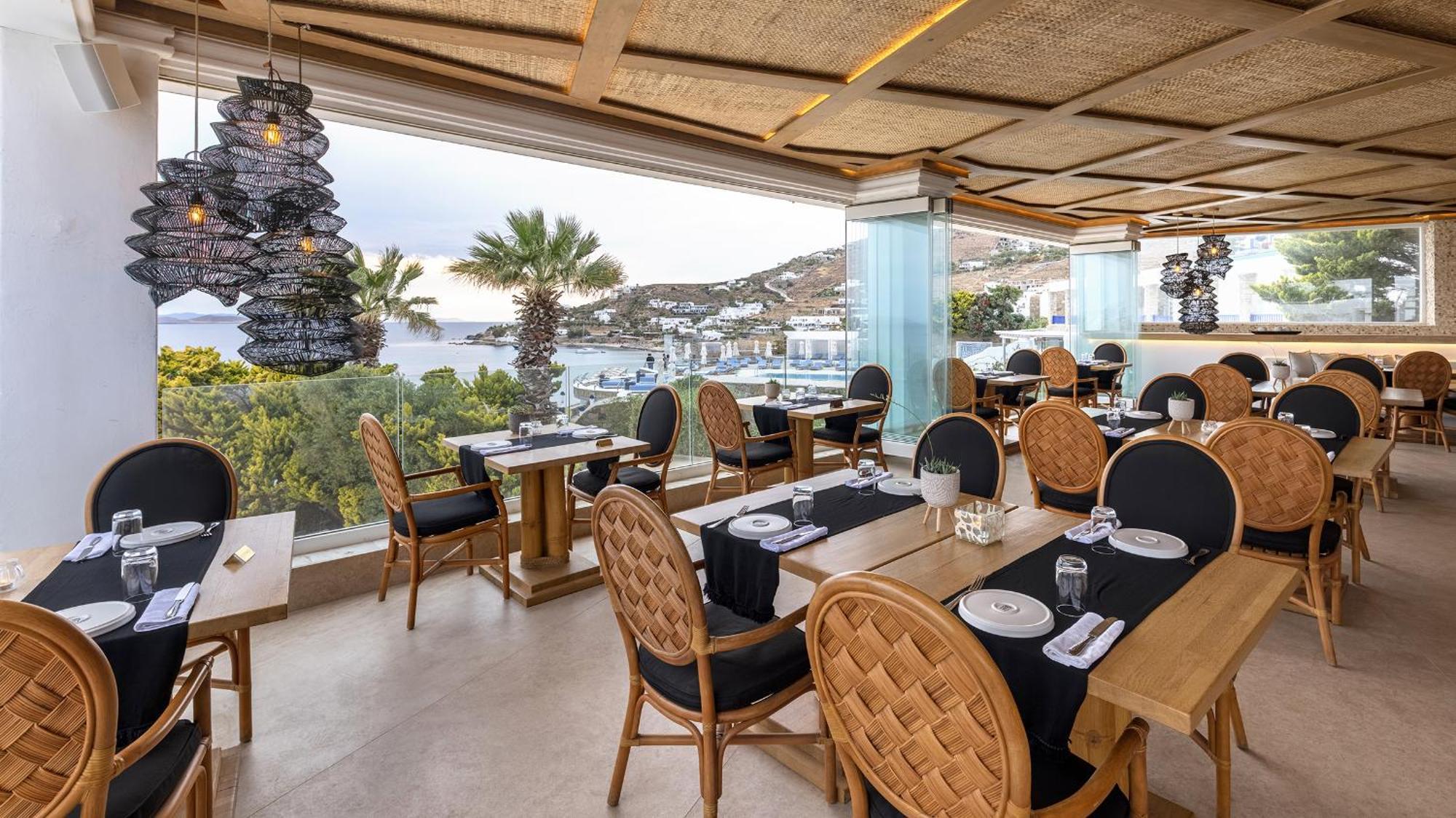 Saint John Hotel Villas&Spa Agios Ioannis Diakoftis Esterno foto Restaurant
