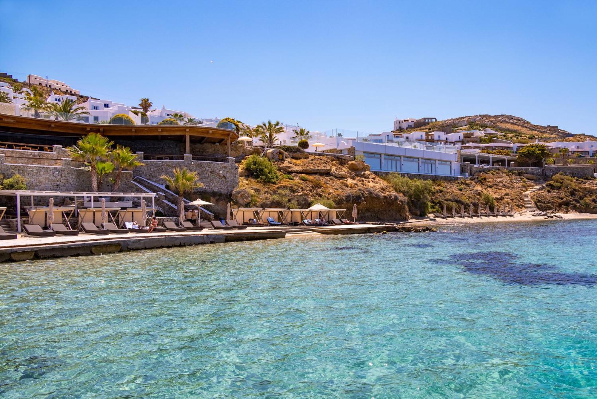 Saint John Hotel Villas&Spa Agios Ioannis Diakoftis Esterno foto Mykonos coastline