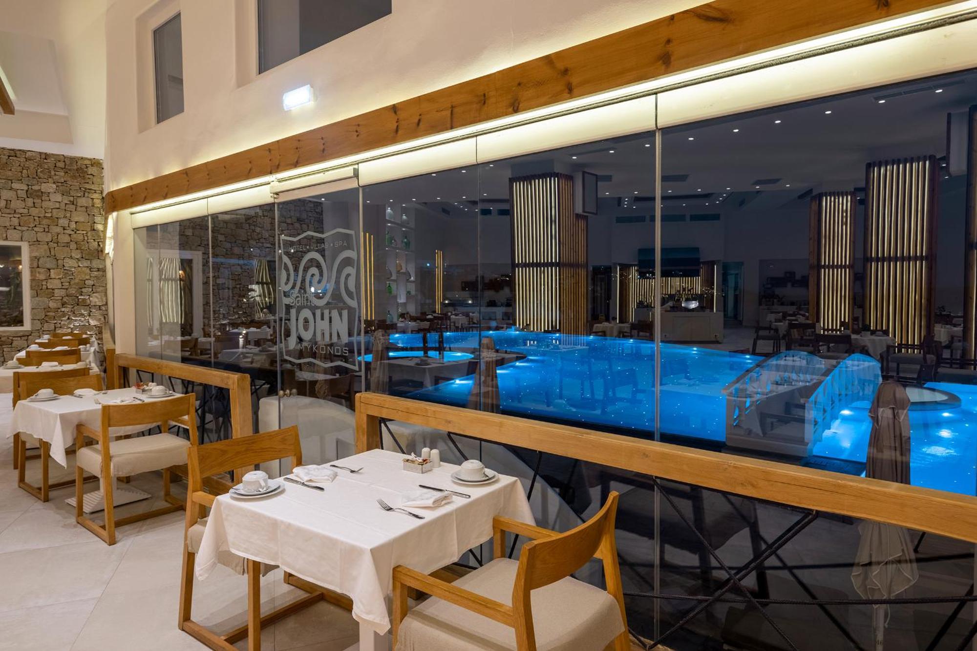 Saint John Hotel Villas&Spa Agios Ioannis Diakoftis Esterno foto The restaurant