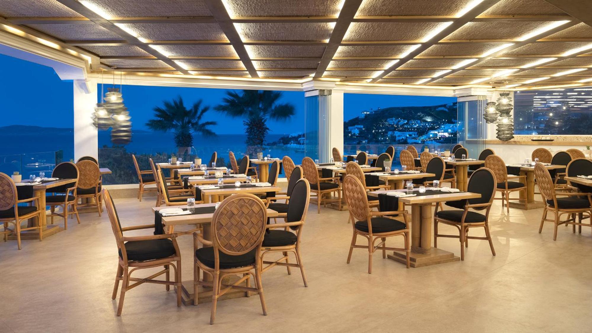 Saint John Hotel Villas&Spa Agios Ioannis Diakoftis Esterno foto The restaurant