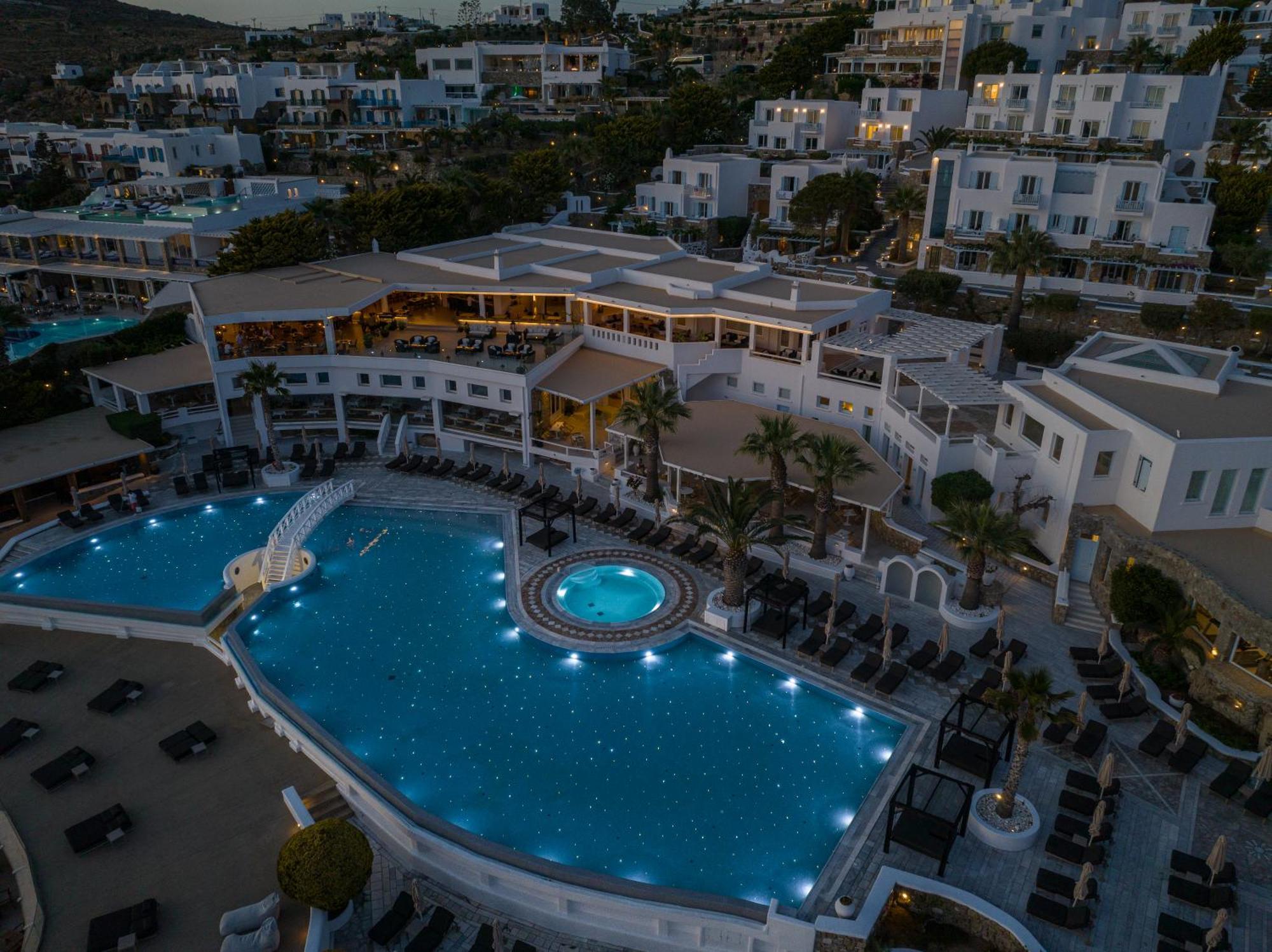 Saint John Hotel Villas&Spa Agios Ioannis Diakoftis Esterno foto Aerial view of the resort